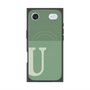Premium Square Case with MagSafe［ Original - initial two tone - U green ］