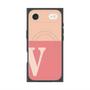 Premium Square Case with MagSafe［ Original - initial two tone - V pink ］