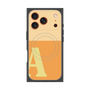 Premium Square Case with MagSafe［ Original - initial two tone - A orange ］