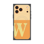 Premium Square Case with MagSafe［ Original - initial two tone - W orange ］