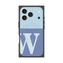 Premium Square Case with MagSafe［ Original - initial two tone - W blue ］