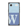 Premium Square Case with MagSafe［ Original - initial two tone - W blue ］