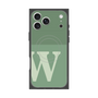 Premium Square Case with MagSafe［ Original - initial two tone - W green ］