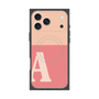 Premium Square Case with MagSafe［ Original - initial two tone - A pink ］