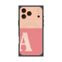 Premium Square Case with MagSafe［ Original - initial two tone - A pink ］