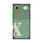 Premium Square Case with MagSafe［ Original - initial two tone - X green ］