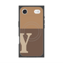 Premium Square Case with MagSafe［ Original - initial two tone - Y brown ］