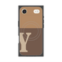 Premium Square Case with MagSafe［ Original - initial two tone - Y brown ］