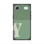Premium Square Case with MagSafe［ Original - initial two tone - Y green ］