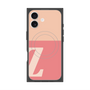 Premium Square Case with MagSafe［ Original - initial two tone - Z pink ］