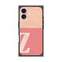Premium Square Case with MagSafe［ Original - initial two tone - Z pink ］