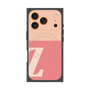 Premium Square Case with MagSafe［ Original - initial two tone - Z pink ］