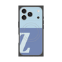 Premium Square Case with MagSafe［ Original - initial two tone - Z blue ］
