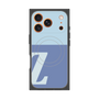 Premium Square Case with MagSafe［ Original - initial two tone - Z blue ］