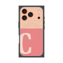 Premium Square Case with MagSafe［ Original - initial two tone - C pink ］