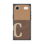 Premium Square Case with MagSafe［ Original - initial two tone - C brown ］