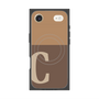 Premium Square Case with MagSafe［ Original - initial two tone - C brown ］
