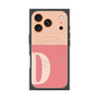 Premium Square Case with MagSafe［ Original - initial two tone - D pink ］