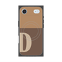 Premium Square Case with MagSafe［ Original - initial two tone - D brown ］