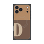 Premium Square Case with MagSafe［ Original - initial two tone - D brown ］