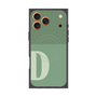 Premium Square Case with MagSafe［ Original - initial two tone - D green ］
