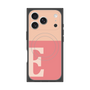 Premium Square Case with MagSafe［ Original - initial two tone - E pink ］