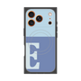 Premium Square Case with MagSafe［ Original - initial two tone - E blue ］