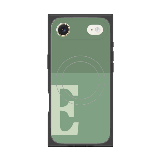 Premium Square Case with MagSafe［ Original - initial two tone - E green ］