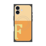 Premium Square Case with MagSafe［ Original - initial two tone - F orange ］