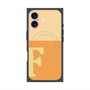 Premium Square Case with MagSafe［ Original - initial two tone - F orange ］