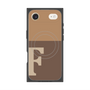 Premium Square Case with MagSafe［ Original - initial two tone - F brown ］
