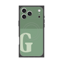 Premium Square Case with MagSafe［ Original - initial two tone - G green ］