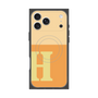 Premium Square Case with MagSafe［ Original - initial two tone - H orange ］