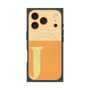 Premium Square Case with MagSafe［ Original - initial two tone - J orange ］