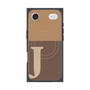 Premium Square Case with MagSafe［ Original - initial two tone - J brown ］