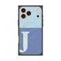 Premium Square Case with MagSafe［ Original - initial two tone - J blue ］