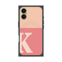 Premium Square Case with MagSafe［ Original - initial two tone - K pink ］