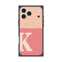 Premium Square Case with MagSafe［ Original - initial two tone - K pink ］