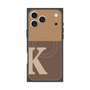 Premium Square Case with MagSafe［ Original - initial two tone - K brown ］