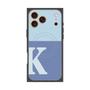 Premium Square Case with MagSafe［ Original - initial two tone - K blue ］