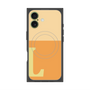 Premium Square Case with MagSafe［ Original - initial two tone - L orange ］