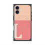 Premium Square Case with MagSafe［ Original - initial two tone - L pink ］
