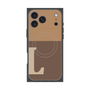 Premium Square Case with MagSafe［ Original - initial two tone - L brown ］