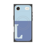 Premium Square Case with MagSafe［ Original - initial two tone - L blue ］