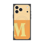 Premium Square Case with MagSafe［ Original - initial two tone - M orange ］