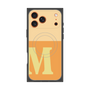 Premium Square Case with MagSafe［ Original - initial two tone - M orange ］