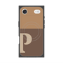 Premium Square Case with MagSafe［ Original - initial two tone - P brown ］
