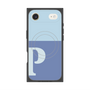 Premium Square Case with MagSafe［ Original - initial two tone - P blue ］
