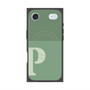 Premium Square Case with MagSafe［ Original - initial two tone - P green ］