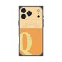 Premium Square Case with MagSafe［ Original - initial two tone - Q orange ］